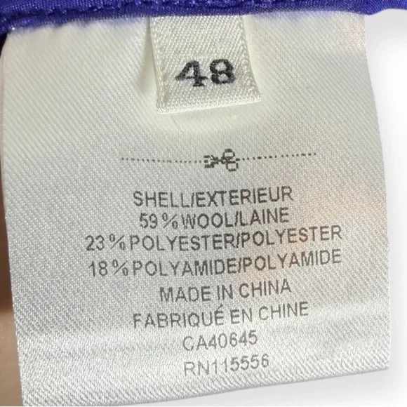 Ports 1961 Royal Blue Long Jacket - Sophisticated- Elevated Style - Size XL - Picture 5 of 6